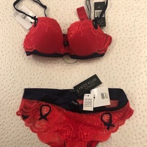 Brand New. Heidi Klum Bra and Panty Set.